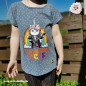 Preview: Bügelbild Einhorn rocks